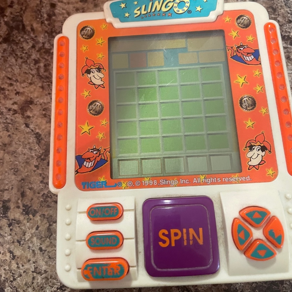 slinging hand held game